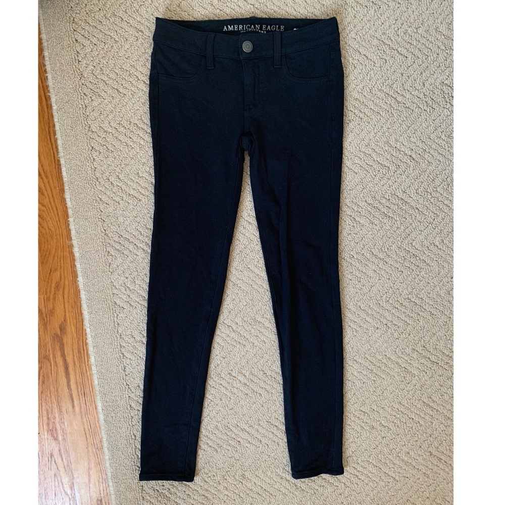 Black jeggings